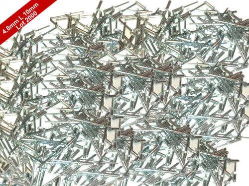 4.8mm dizx10mm standard open dome aluminum  blind pop rivets pack of 2000 for sale