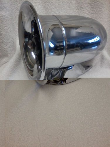 FEDERAL SIGNAL SIREN SPEAKER- CHROME FIRE TRUCK/ADAM 12 TYPE