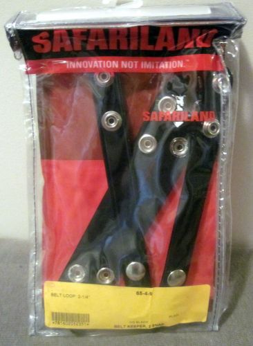 4 Pack Safariland 65 Belt Keepers, 2 Snap, 2 1/4&#034; Belt Loop Slot 65-4-9