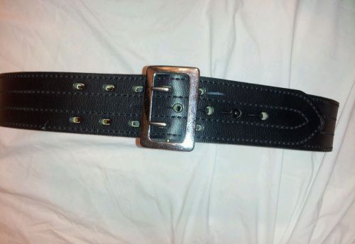 *brand new*-safariland model 87, leather law enforcement duty belt - 32&#034; - 38&#034; for sale