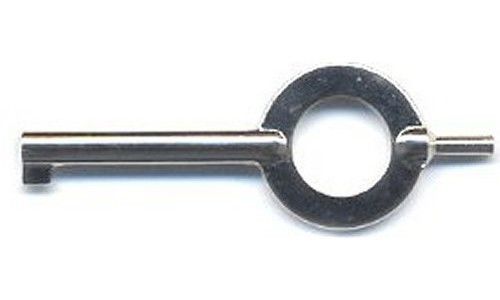 Peerless Police Handcuff Key Fits Standard S&amp;W Hand Cuff Key Nickel Silver