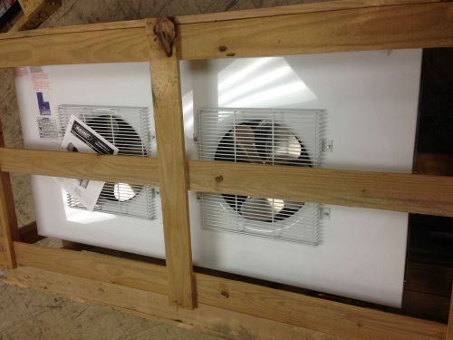 New 2 Fan Center Mount Electric Defrost 6,500 Btu Evaporator 404a EC Motors