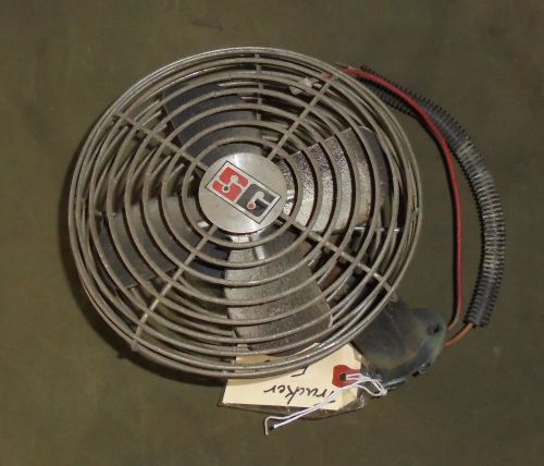 SG Dash Fan Blower &amp; Mount Bracket Truck Car RAT ROD WORKS GREAT!