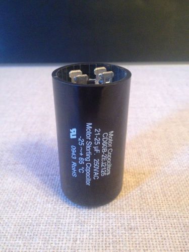 Motor Start Capacitor 21-25 uf, 250VAC