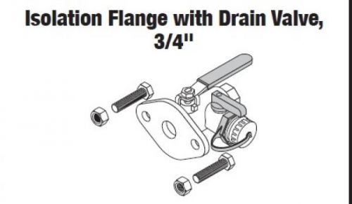 Isolation Flange with Drain Valve, 3/4&#034;