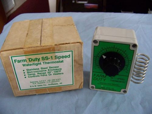 *NEW* Farm Duty SS-1 Watertight Thermostat 40-100 degrees