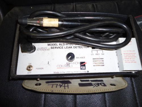 JOHNSON CONTROLS REFRIGERANT UNIVERSAL LEAK DETECTOR RLD-H10G IN CASE