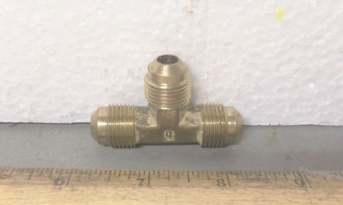 3/8&#034; Brass Threaded Tee Tube for Military 1 1/4 Ton HMMWV Truck (NOS)