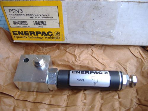 ENERPAC PRV3 HYDRAULIC PRESSURE REDUCING VALVE