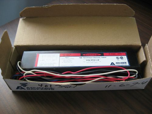 New Advance VCN-2P32-LW High Performance Ballast For (2) F32T8, 277 Volt