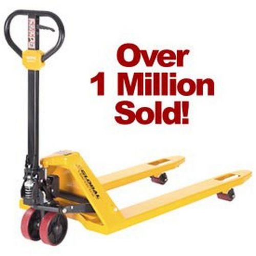 Best value pallet truck, pallet jack 5500 lb. capacity 27 x 42 for sale