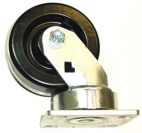 Set of 4 heavy duty albion 18 series phenolic swivel casters w/ 5&#034; x 2&#034; wheel for sale