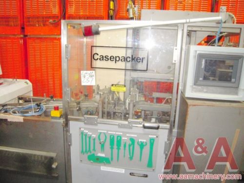 Schneider HCP-3VIP Casepacker with Nordson Series 3400 Gluer 12274