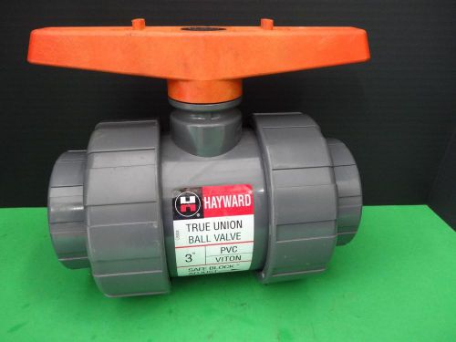 Hayward 3&#034; Ball Valve PVC Threaded by Thread Viton Rings