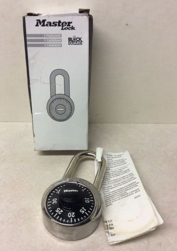 New MASTER LOCK 1525LF-Key:V660 Combination Padlock-Tall Shaft-W/Combination(A4