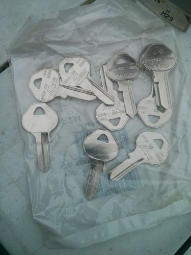 Ilco key blanks 1092-52  m23 fits master lock lot of 10 for sale