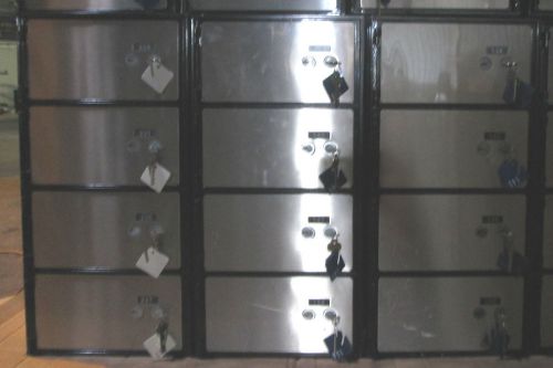 LOT SET of 12 + + SAFE SAFETY DEPOSIT BOXES SAFES SAFE