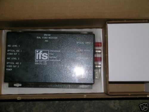 Ifs vr2100 dual video receiver w/agc for sale