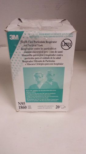 3M 1860 N95 Respirator and Surgical Mask- Box of 20