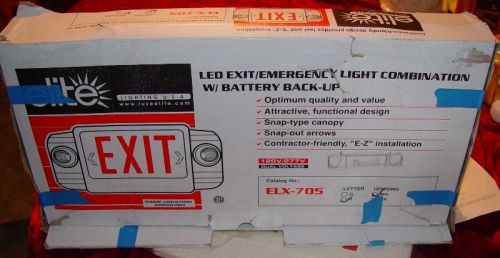 Elite COMBO EMERGENCY 15 LED INSIDE  EXIT 2 SPOT LAMPS