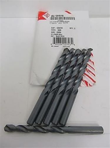 CLE-Line, C22743, 23/64&#034;, HSS Jobber Length Drill Bit - 6 each