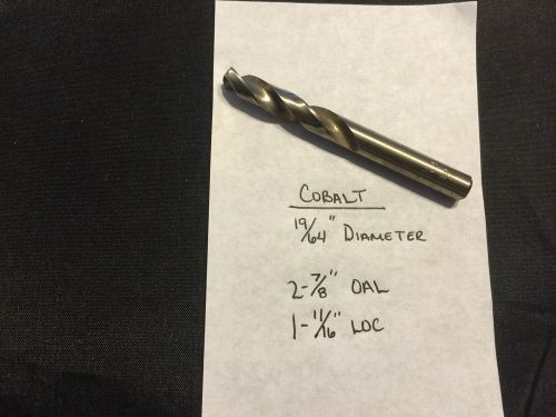 19/64&#034; Cobalt Drill