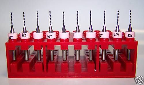 (10) #63 (.0370&#034;) Printed Circuit Board Drills (PCB) 100.0370.400