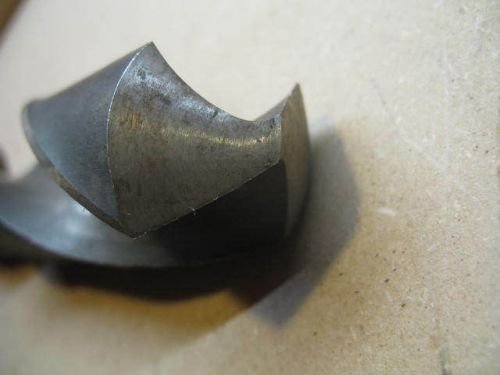 USED 1 23/64&#034; 4MT TAPER SHANK DRILL HSS HIGH SPEED GREAT DEAL MORRIS  DRILLBIT