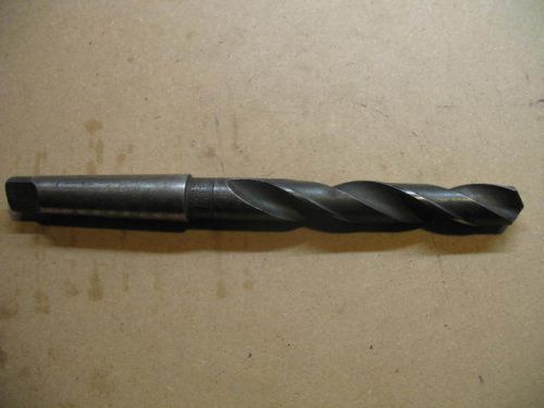 USED 53/64&#034; 3MT TAPER SHANK DRILL HSS HIGH SPEED GREAT DEAL MORRIS DRILLBIT