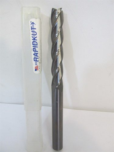 RapidKut DD504032SL, 1/2&#034; x 1/2&#034; x 3&#034; x 6&#034;, 4 Flute, Solid Carbide End Mill