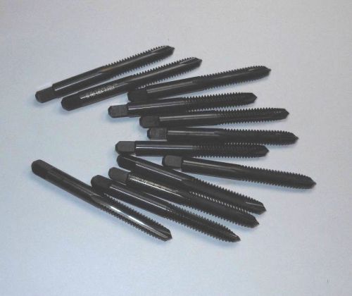 Greenfield spiral point plug taps 1/4-20 h2 2fl hss oxide unc qty 12 &lt;z56&gt; for sale