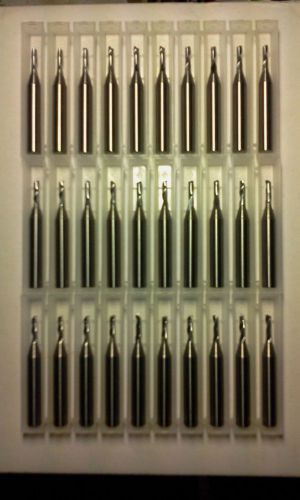 Endmill single flute carbide bit cuttingdia-2.5mm 6mm shank aluminum 2d cutting for sale