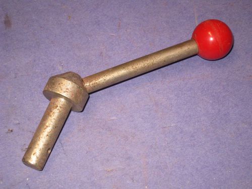 1 DRILL PRESS PLASTIC BALL HANDLE ?  ODD 45&#039; ANGLE what is it  ???    6F2