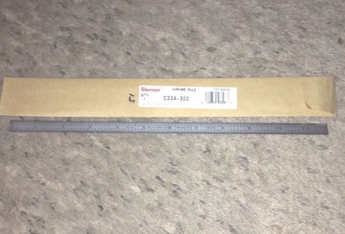 Starrett Chrome Rule C334-300