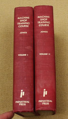 Machine Shop Training Course Vol. 1 &amp; 2 by Franklin D. Jones 1964 Metals Book