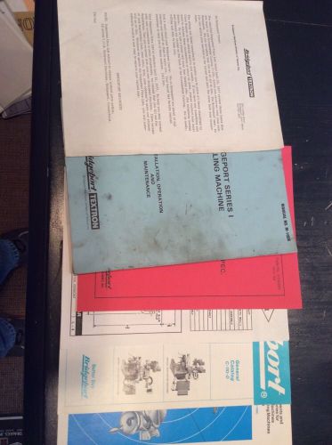 Bridgeport M-105B Series I Milling Machine Original Owners Packet Inc. 1977