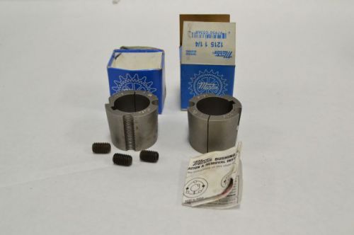 Lot 2 new martin 1215 1-1/4 sprocket tapered lock bushing 1-1/4in bore b208154 for sale