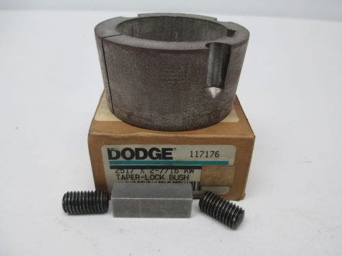 NEW DODGE 117176 2517 X 2-7/16 KW TAPER-LOCK 2-7/16 IN BUSHING D303097