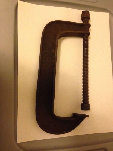 C - CLAMP No. 6 USA  Heavy, 6&#034; Capacity used tool Clamp