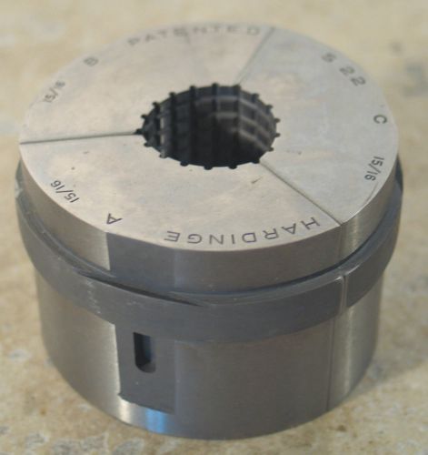 Hardinge S22 Collet Pad 15/16&#034; Rd. Hex NOS USA