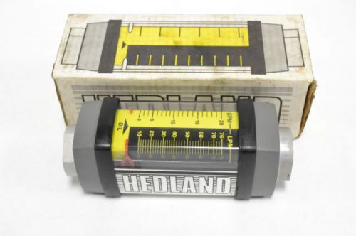 HEDLAND H701A-020 3500PSI 10-76LPM FLUID OIL 3/4 IN 0-20GPM FLOWMETER B244459