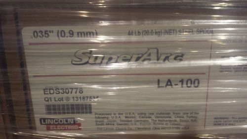 Lincoln superarc la-100 035&#034; (0.9mm) steel spool 44 lbs for sale