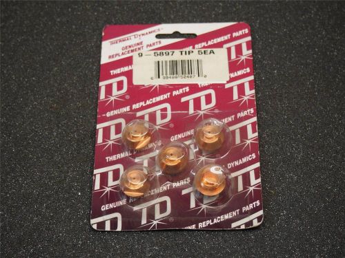 5 Pack of Thermal Dynamics 9-5897 70 Amp Tips  Plasma