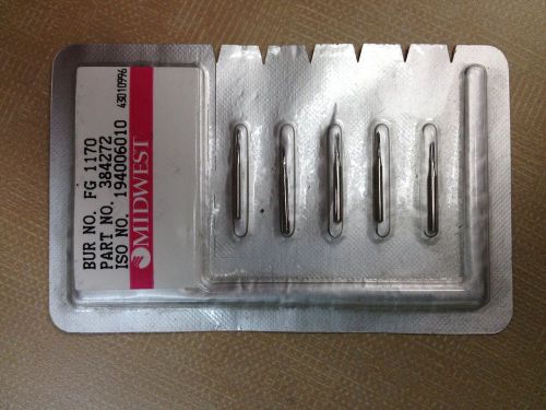 Midwest Carbide Burs FG 1170 (92 5 packs= 460 Burs )