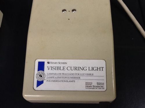 HENRY SCHEIN DENTAL CURING LIGHT MODEL CU80