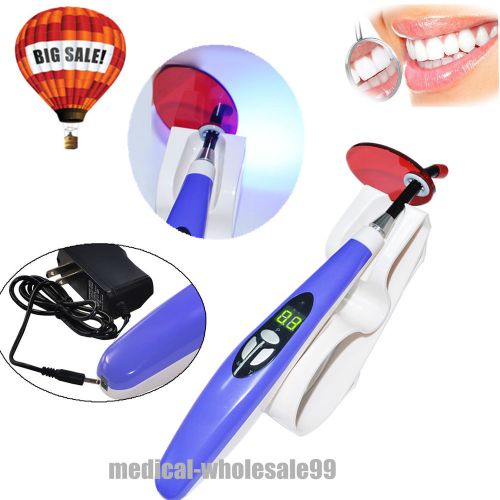 2015 big sale dental 7w wireless led curing light lamp 1400mw luxury purple a*** for sale