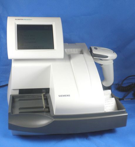 Siemens Clinitek Advantus Urinalysis Analyzer w/ Adaptus 3800g Barcode Scanner