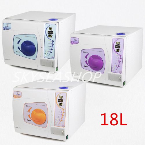 18L Vacuum Steam Autoclave Medical Dental Autoclave Sterilizer W/Printer Class B