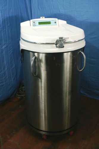 Custom BioGenic System CBS 2300 Liquid Nitrogen Tank V-1500 Cryo Storage Unit