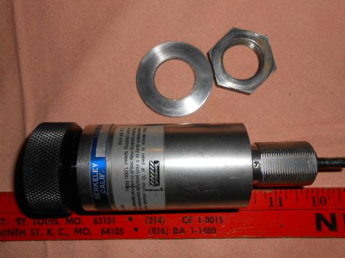 Airco-Temescal Ultra-High Vacuum Rotary Feedthru, 1\4&#034; Shaft, 1.5&#034; O-Ring Seal